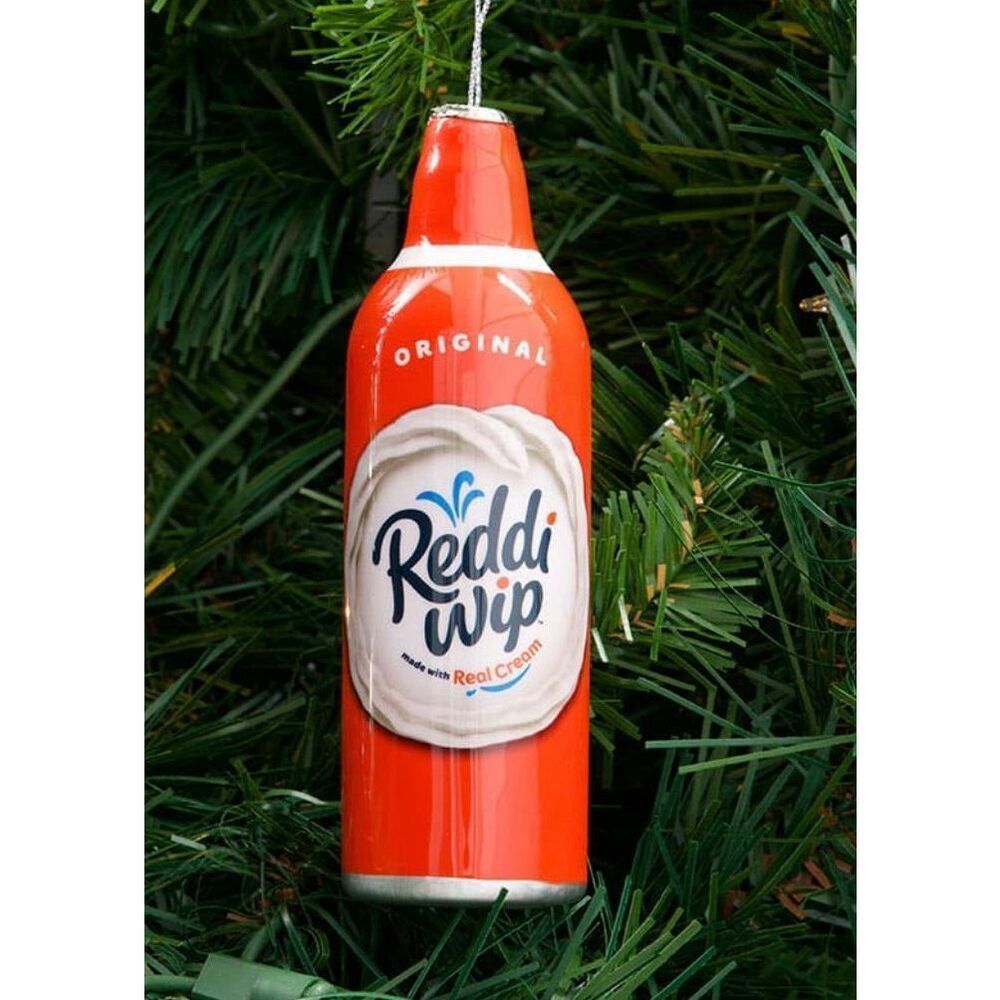New With Tags Christmas Ornament Reddi Wip Whipped Topping Advertising Retro